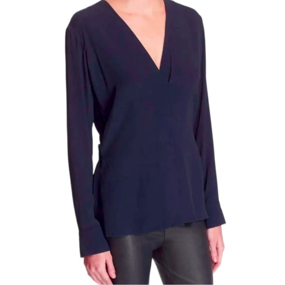 $360 Helmut Lang Vintage Top Medium Split Back Silk Wear 2 Ways Open Slit Back - Picture 4 of 16